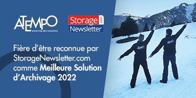 Atempo reconnue  Meilleure Solution d’Archivage