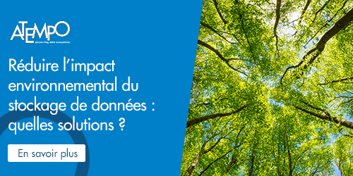 impact écologique du stockage atempo miria